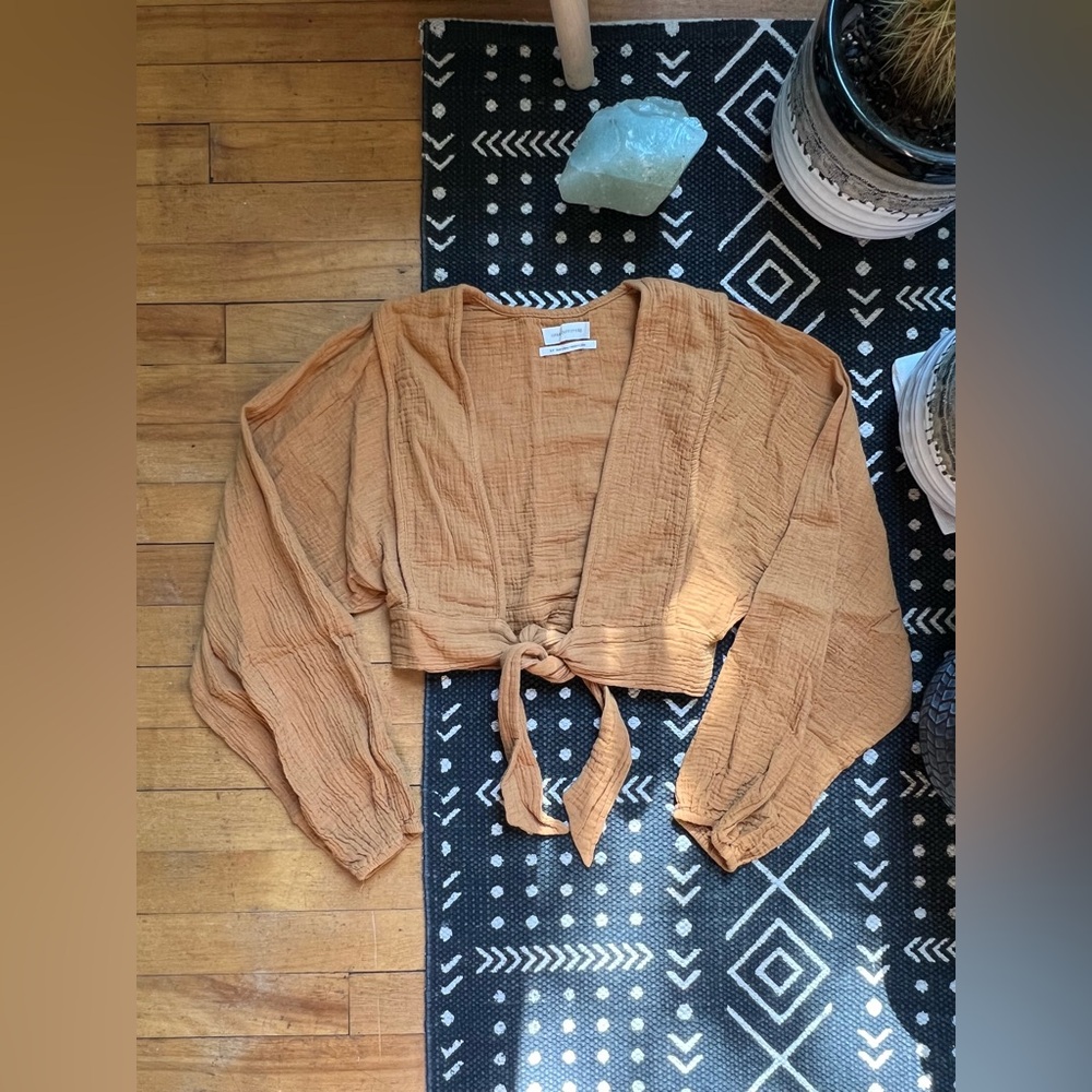 UO Wrap Tie Top